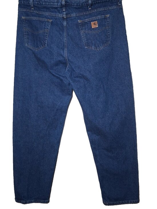 Carhartt Other - Carhartt Jeans Men 44x32 Workwear Work Pants Blue Jean Denim B17 DST